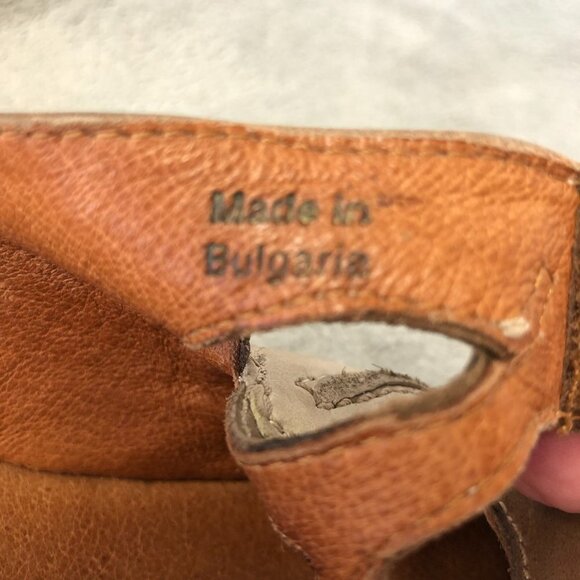 Josef Seibel Brown Leather Slip On Mules Size 38 (7.5 US) - Picture 14 of 16